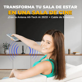 Antena HDTV 4K Universal TV  +1200 canales